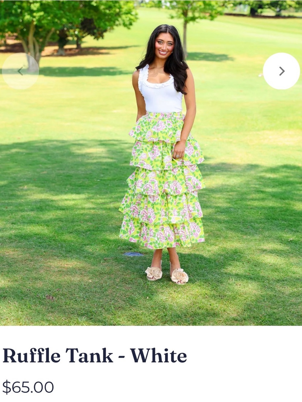 Coco Lilly’s Ruffle Tank